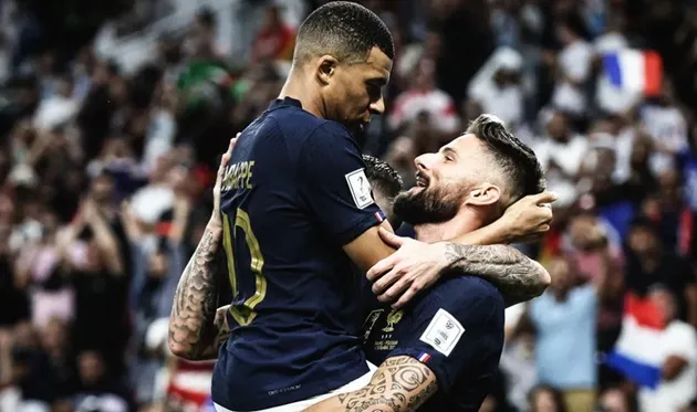 Giroud và Mbappe - Bóng Đá