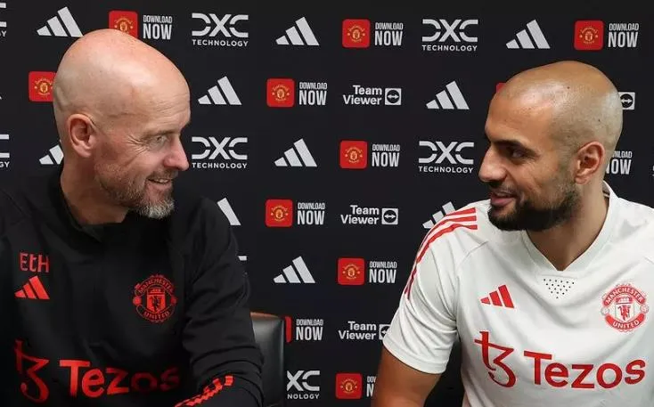 Manchester United manager Ten Hag claims Sofyan Amrabat can play in four different roles - Bóng Đá