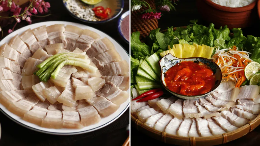 Thịt luộc là món ăn rất hay xuất hiện trên mâm cơm của các gia đình Việt.