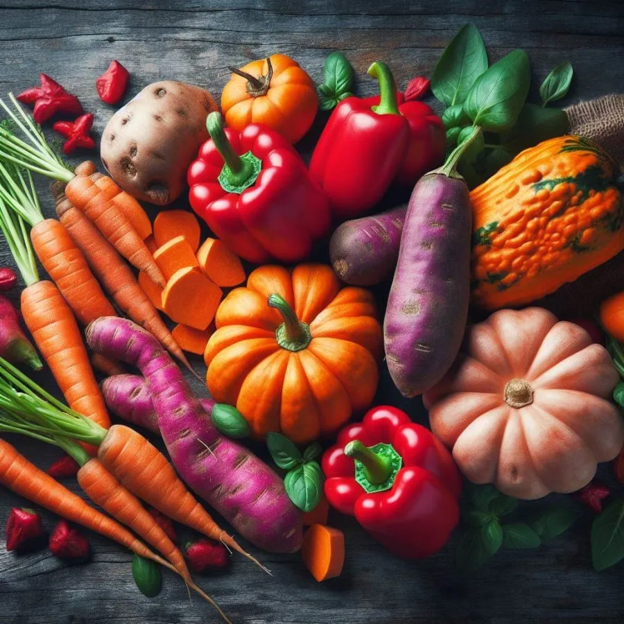 Thực phẩm chứa lượng cao caroten - ví dụ như cà rốt, bí đỏ, khoai lang - có thể liên quan đến việc làm giảm rủi ro phát triển một số hình thức của ung thư vú