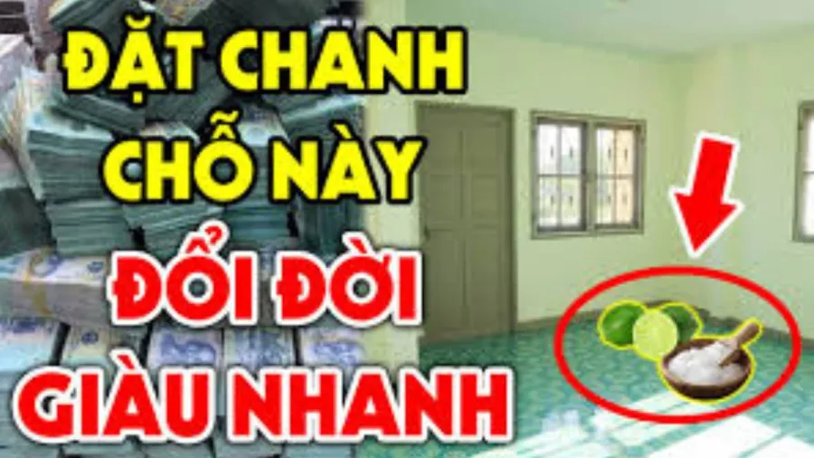 Chanh muối loại bỏ nguồn năng lượng xấu tích tụ lâu ngày trong nhà