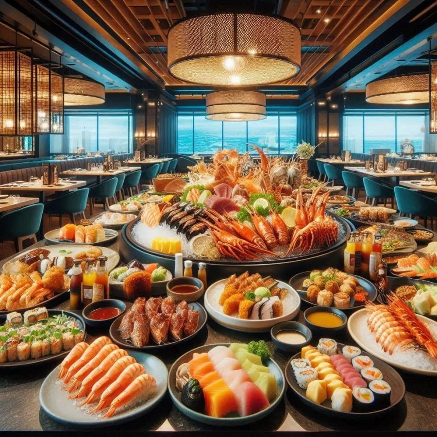 Khi đi ăn buffet, bạn nên ưu tiên chọn các món có giá trị cao như hải sản, thịt bò.