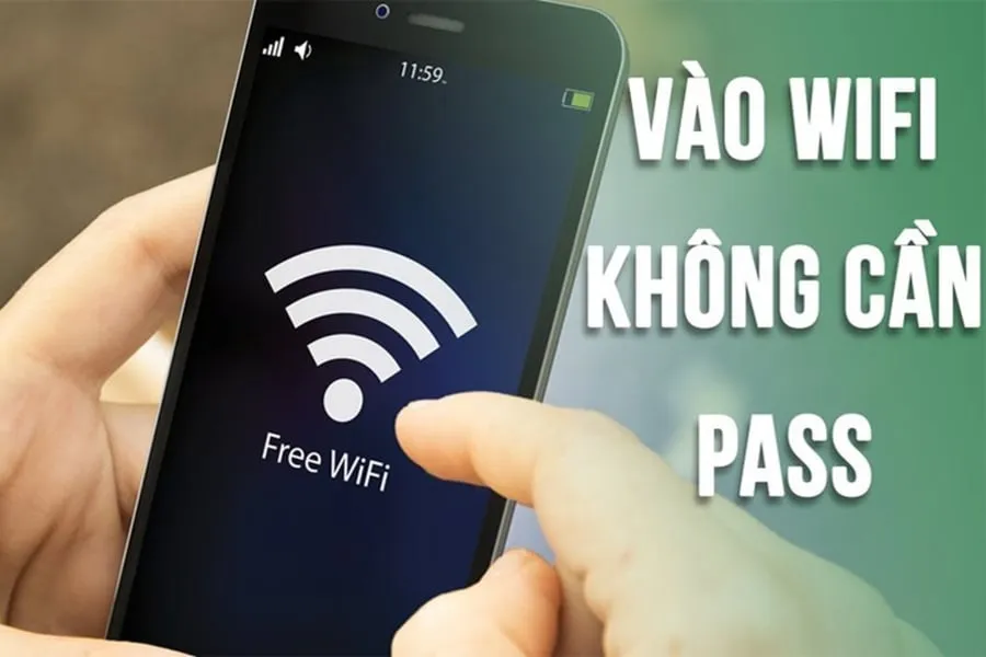 Cách giúp điện thoại kết nối WiFi miễn phí không cần mật khẩu