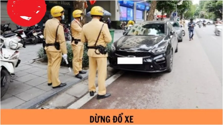 14 trường hợp dừng đỗ xe sai quy định