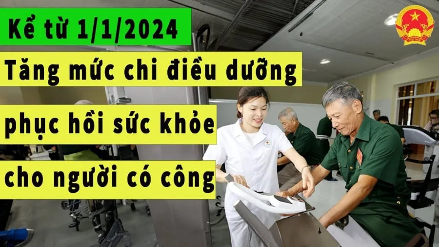 Từ ngày 1/1/2025, mức chi điều dưỡng phục hồi sức khỏe tại nhà cho người có công bằng 0,9 lần mức chuẩn/người/lần và được chi trả trực tiếp cho đối tượng được hưởng; tương ứng với 0,9 x 2.789.000 đồng = 2.510.100 đồng.