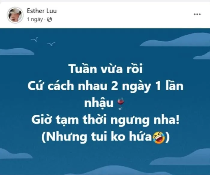 Hari Won cho biết tuần vừa rồi, cứ cách 2 ngày là cô đi uống rượu một lần. 