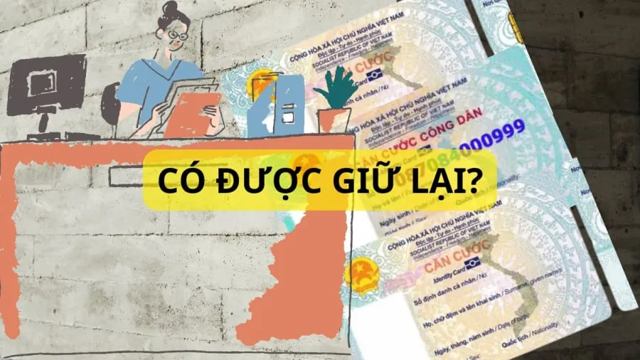 Pháp luật chỉ quy định các đơn vị được kiểm tra để lưu thông tin không được giữ lại