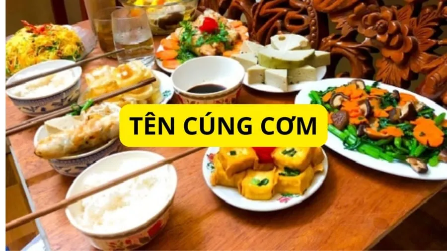 Tên cúng cơm để cúng giỗ