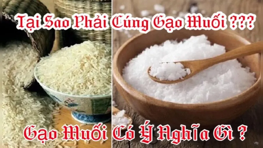 Sau lễ cúng và khi đã về nhà mới, người chủ lễ sẽ rải gạo và muối trước bàn cúng ngoài trời hoặc trước sân nhà.