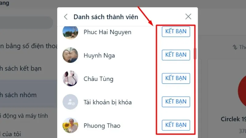 Gửi lời kết bạn