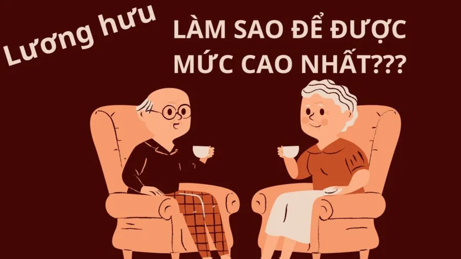 Mức lương hưu được tính theo bình quân tiền lương và thời gian tham gia BHXH