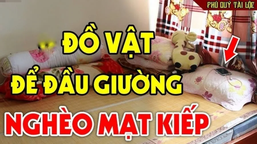 Có 3 thứ tuyệt đối không nên để ở đầu giường, đó là tượng thần Phật, gương soi và vật sắc nhọn