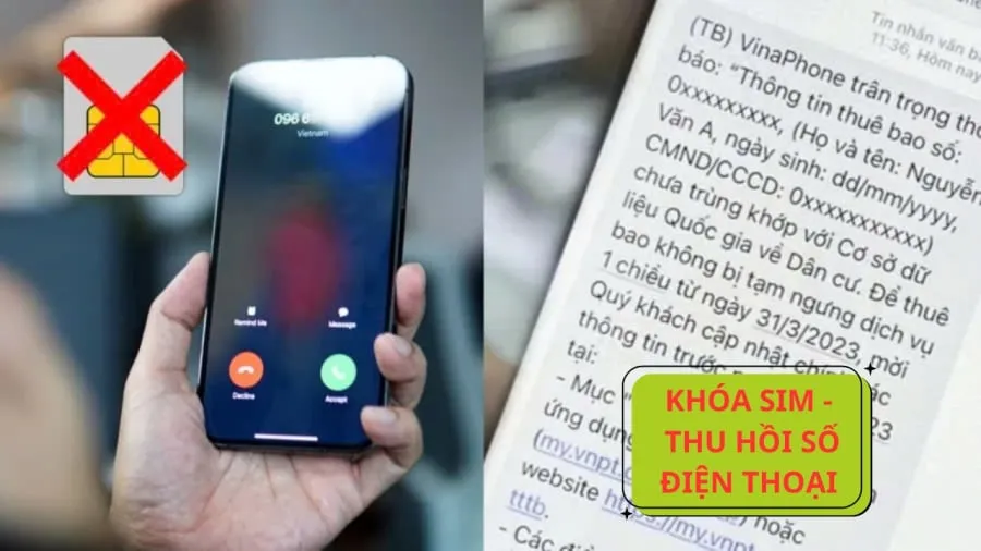 Có 4 đối tượng bị khoá SIM, thu hồi số điện thoại, là ai?