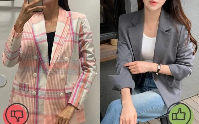 Những kiểu blazer trơn ,àu dễ phối hợp với nhiều trang phục khác nhau và không bao giờ lỗi thời.