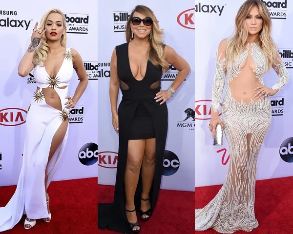 Muôn kiểu hở bạo của sao trên thảm đỏ Billboard Music Awards 2015