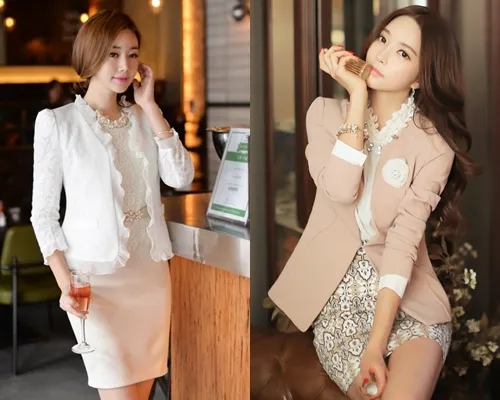 BST áo blazer công sở thu đông phong cách Hàn mới nhất 2015