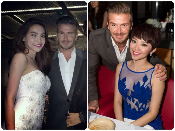 Hồ Ngọc Hà từ chối gặp, David Beckham hội ngộ Tóc Tiên ở Mỹ