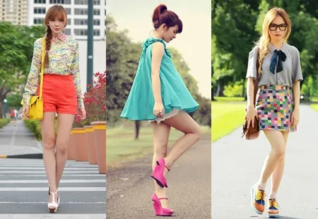 Street style cực chất đầy màu sắc cho phái đẹp xuống phố