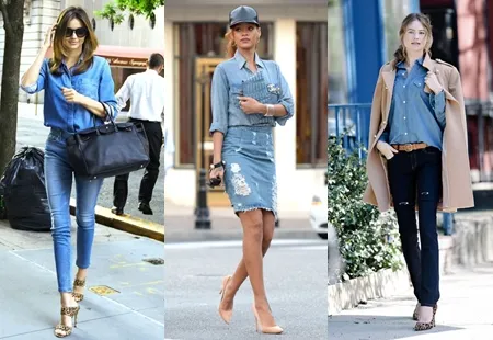 6 gợi ý mix đồ sành điệu cho nàng mê style denim on denim