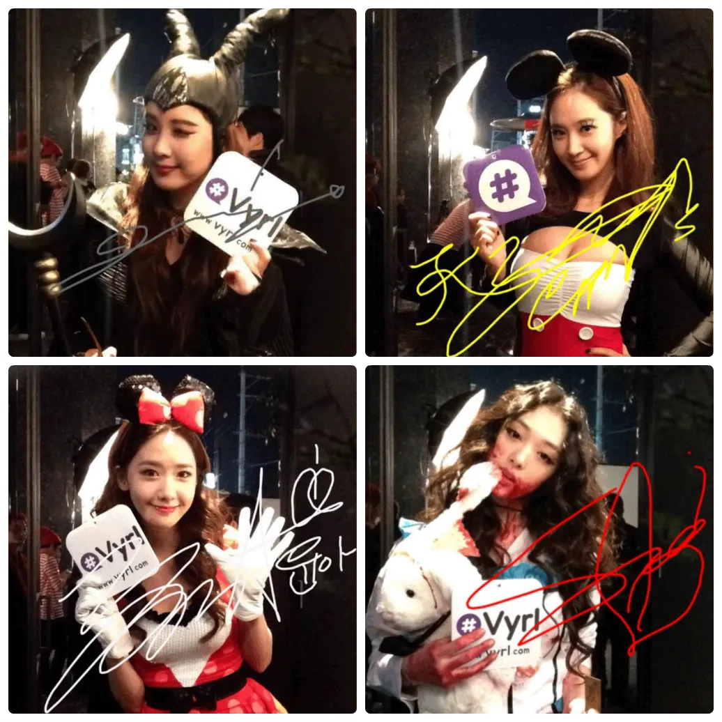 SNSD và dàn sao SM hóa trang hú hồn đón Halloween