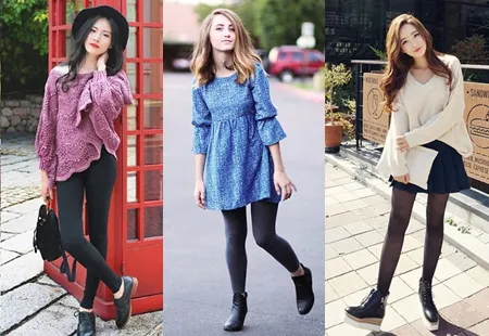 Quần legging 2015 và cách phối đồ thu đông sành điệu