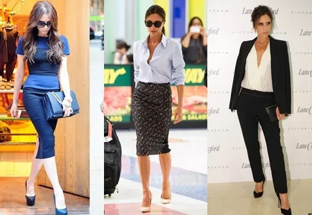 Phối đồ đến công sở đẹp, thanh lịch như Victoria Beckham