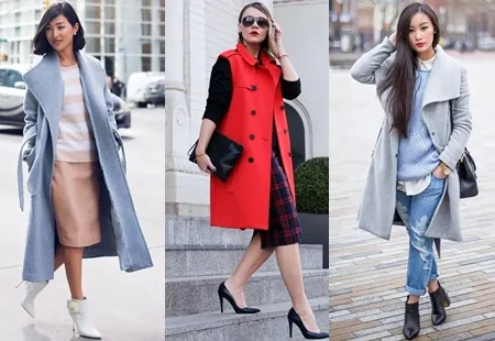 Cực sành điệu với áo khoác thu đông oversize