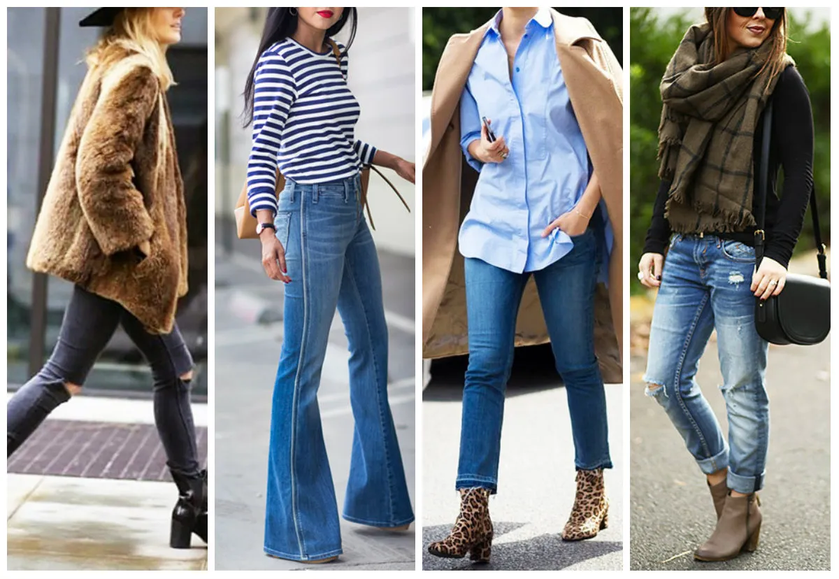 Học lỏm 4 cách diện ankle boots với quần jeans đẹp - độc nhất