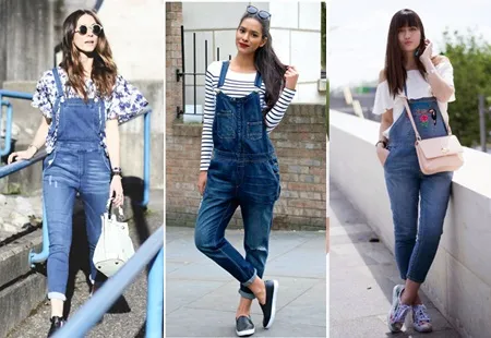 Quần yếm denim cá tính lên ngôi trong đầu xuân 2016