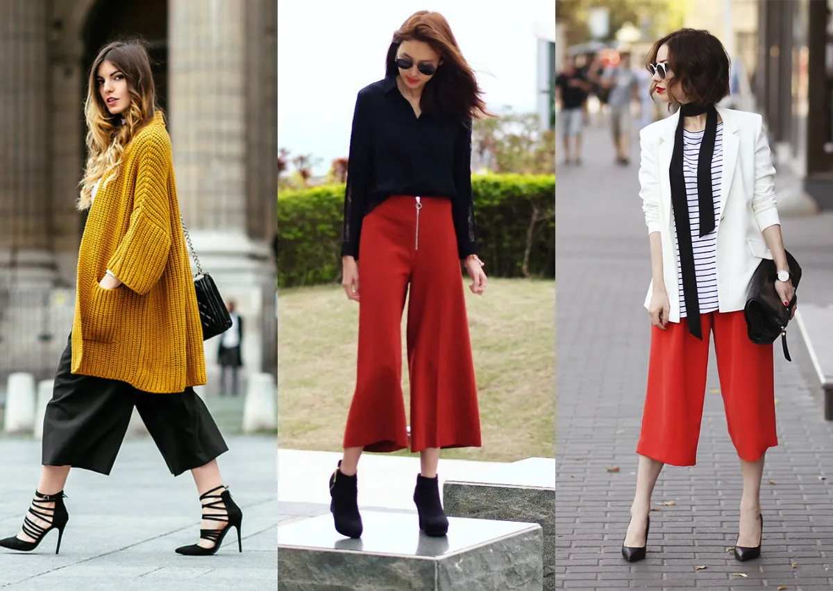 5 cách mix đồ siêu đẹp - siêu đơn giản cùng quần culottes