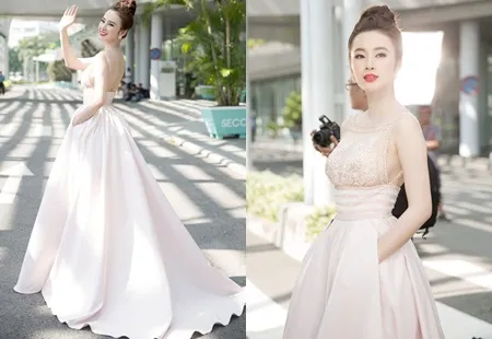 Angela Phương Trinh cuốn hút với đầm công chúa xuyên thấu