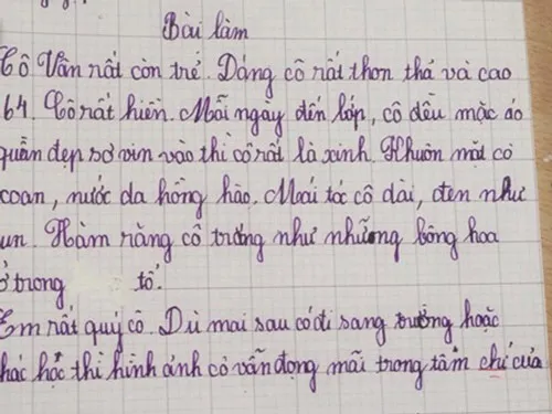 Văn miêu tả thời nay của học sinh: Cười đau ruột!