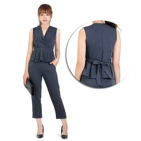 Áo peplum điệu đà cho nàng công sở