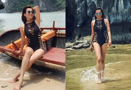 MC Kỳ Duyên diện bikini khoe vóc dáng sexy ở tuổi 51