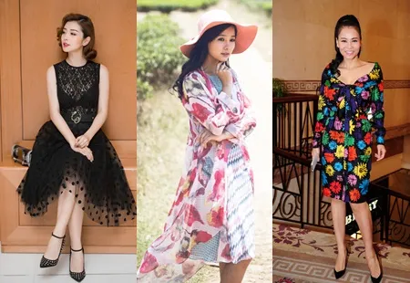 Style sao Việt 16/6: Ngọc Trinh khoe eo thon, Thu Minh gợi cảm