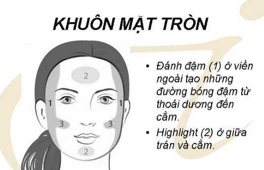 Những mẹo tạo khối khi trang điểm cho nàng mặt tròn