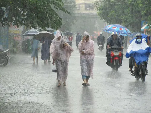 Đêm nay, Bắc Bộ có mưa to đến rất to
