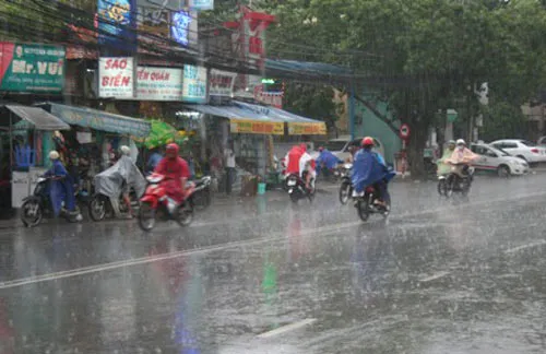 Dự báo thời tiết ngày 14/7/2016