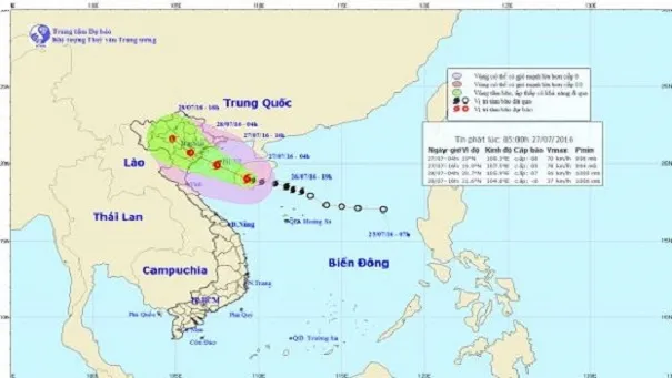 Thông tin mới nhất về cơn bão số 1: Đêm nay bão số 1 sẽ đổ bộ