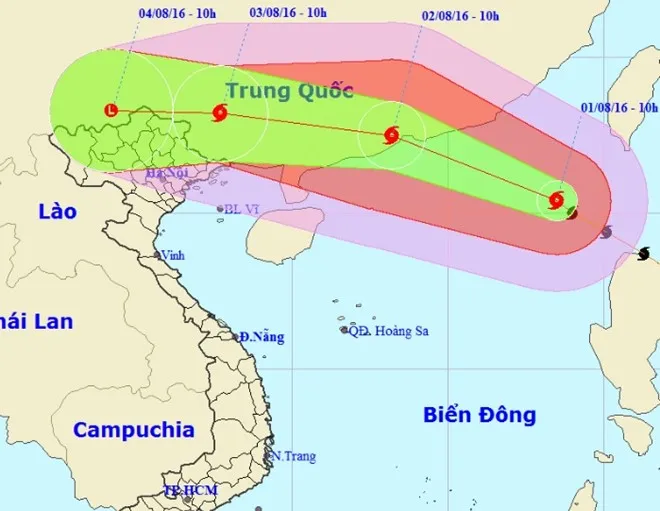 Tin phụ nữ ngày 1/8: Bão số 2 giật cấp 15 tiến vào Biển Đông