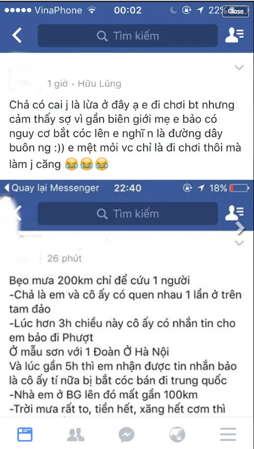 Nhận kết đắng khi đi 200km trong mưa bão để cứu cô gái mới quen