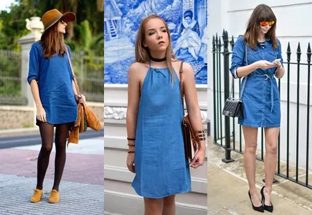 10 mẫu váy denim phong cách lên ngôi trong mùa thu đông 2016