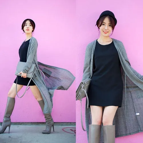 Xu hướng thời trang: Áo khoác cardigan dáng dài hot nhất thu 2015