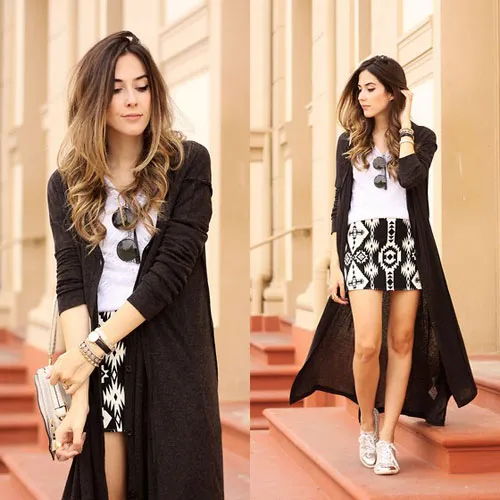 Xu hướng thời trang: Áo khoác cardigan dáng dài hot nhất thu 2015