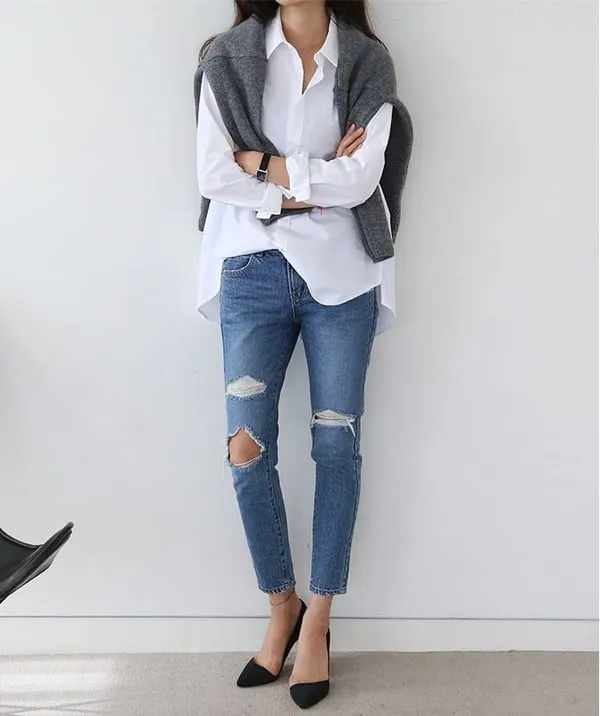 4 mẹo hay giúp các quý cô mặc skinny jeans lên dáng nhất