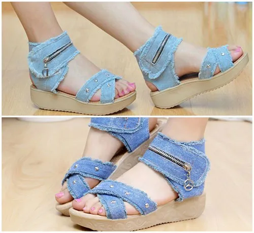 Cách diện sandal vải lãng mạn đón Thu sang