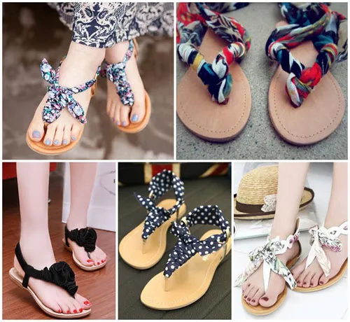 Cách diện sandal vải lãng mạn đón Thu sang