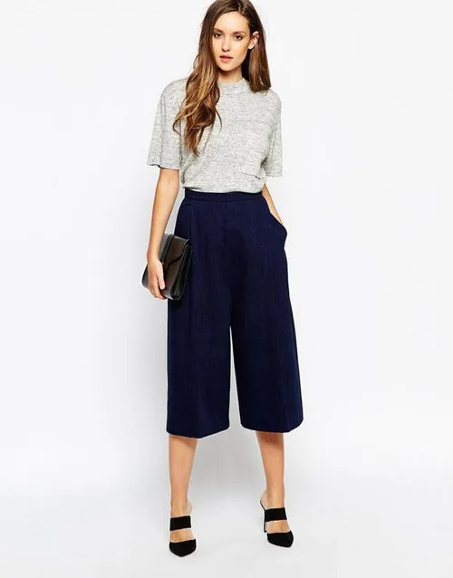 Loạt lưu ý giúp nàng có vòng 3 to mặc quần culottes chuẩn đẹp