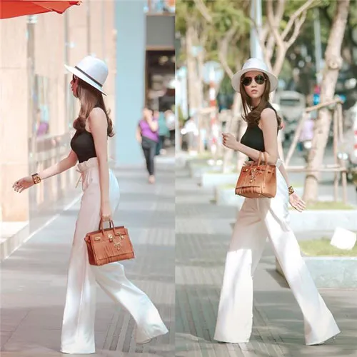 Street style đơn giản, Thanh Hằng nổi bật nhất tuần qua