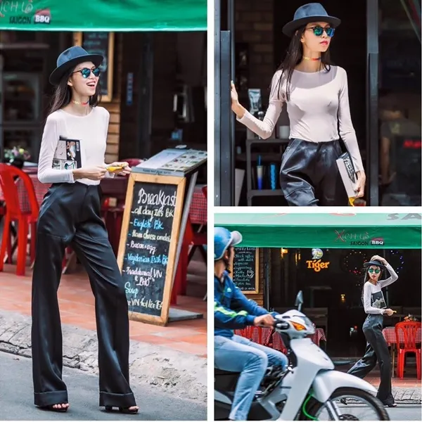 Ngất ngây với street style giao mùa của sao Việt 15